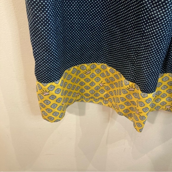 AERIE Sz M Lounge Bohemian  Hippie Paisley Elastic Ruched Waist Wide Leg Pants - Picture 6 of 10